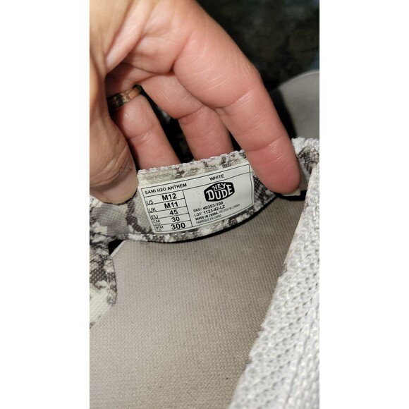 WELL LOVED Hey Dude Sami Thong Sandals Flip Flops Men's Size 12 - Picture 4 of 4